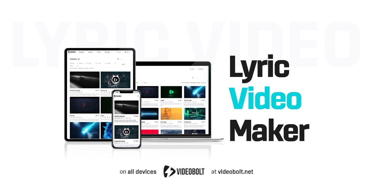 Lyric Video Maker - Videobolt.net